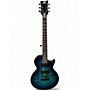 Used ESP LTD EC2000X Transparent Blue Burst Solid Body Electric Guitar Transparent Blue Burst