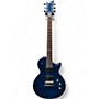 Used ESP LTD EC200QM Trans Blue Solid Body Electric Guitar Trans Blue