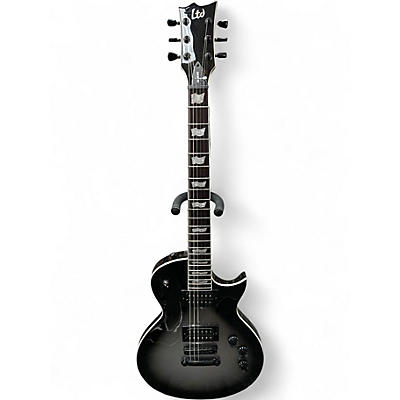 Used ESP LTD EC256 Black and Silver Solid Body Electric Guitar