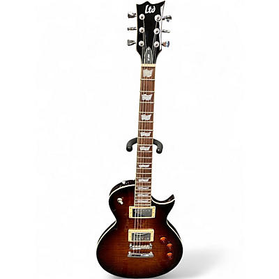 Used ESP LTD EC256 Brown Sunburst Solid Body Electric Guitar