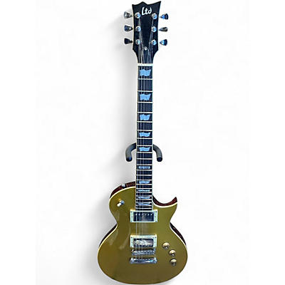 Used ESP LTD EC256 Gold Solid Body Electric Guitar