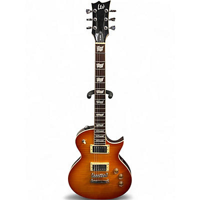 Used ESP LTD EC256 Orange Solid Body Electric Guitar