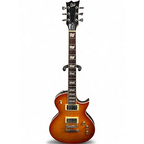 Used ESP LTD EC256 Orange Solid Body Electric Guitar Orange