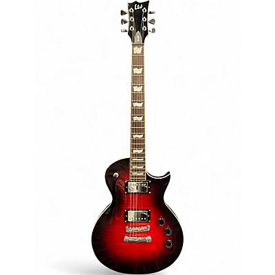 Used ESP LTD EC256 TRANS RED FLAME Solid Body Electric Guitar