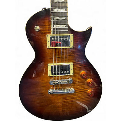 Used ESP LTD EC256FM Brown Sunburst Solid Body Electric Guitar