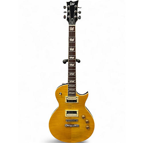 Used ESP LTD EC256FM Honey Amber Solid Body Electric Guitar Honey Amber