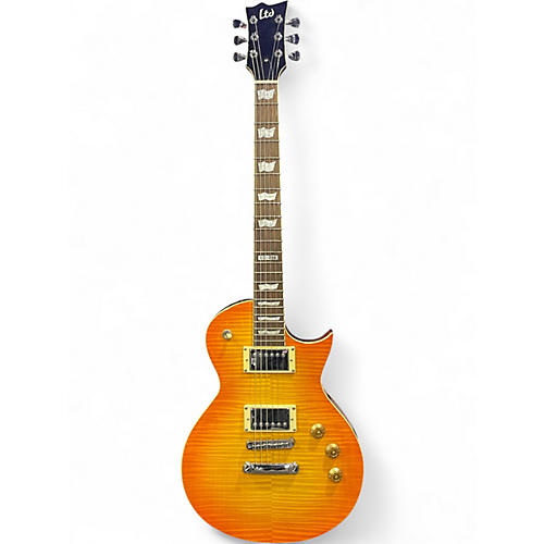 Used ESP LTD EC256FM Lemonburst Solid Body Electric Guitar Lemonburst