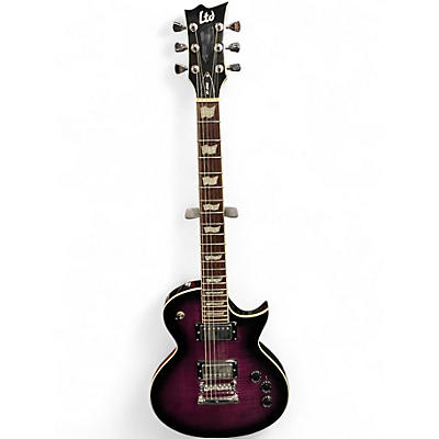 Used ESP LTD EC256FM Purple Solid Body Electric Guitar