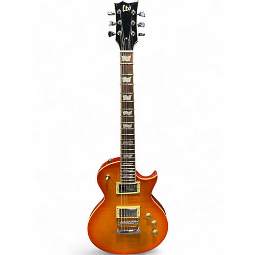 Used ESP LTD EC256FM Sunburst Solid Body Electric Guitar Sunburst