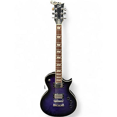 Used ESP LTD EC256FM Trans Purple Solid Body Electric Guitar