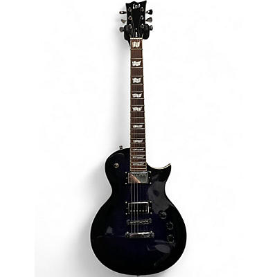 Used ESP LTD EC256FM Trans Purple Solid Body Electric Guitar