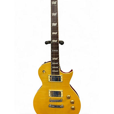 Used ESP LTD EC256FM Yellow Solid Body Electric Guitar