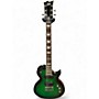 Used ESP LTD EC330FM GREEN BURST Solid Body Electric Guitar GREEN BURST