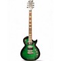 Used ESP LTD EC330FM Green Solid Body Electric Guitar Green