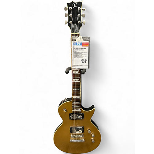 Used ESP LTD EC400 Gold Solid Body Electric Guitar Gold