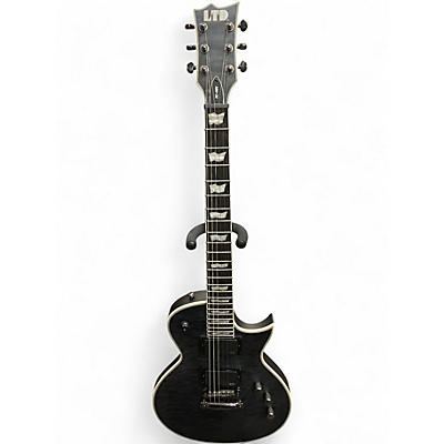 Used ESP LTD EC401 Trans Black Solid Body Electric Guitar