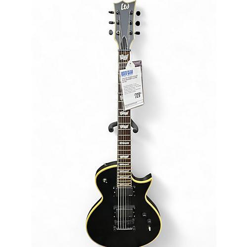 Used ESP LTD EC401B BLACK SATIN Solid Body Electric Guitar BLACK SATIN