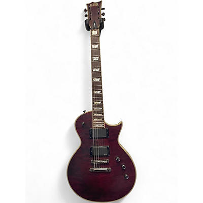 Used ESP LTD EC401B Trans Red Solid Body Electric Guitar