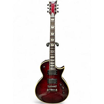 Used ESP LTD EC401FM Black Cherry Solid Body Electric Guitar