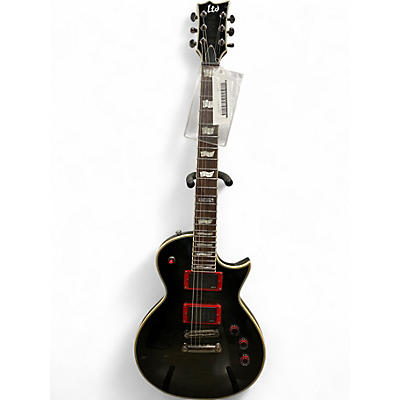 Used ESP LTD EC401FM Black Solid Body Electric Guitar