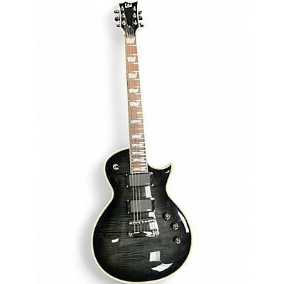 Used ESP LTD EC401FM Trans Black Solid Body Electric Guitar