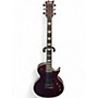 Used ESP LTD EC401QM Black Cherry Solid Body Electric Guitar Black Cherry