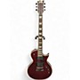 Used ESP LTD EC401QM Crimson Red Trans Solid Body Electric Guitar Crimson Red Trans