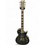 Used ESP LTD EC401QM Trans Black Solid Body Electric Guitar Trans Black