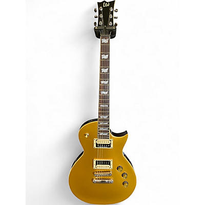 Used ESP LTD EC401V GOLD Solid Body Electric Guitar