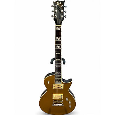 Used ESP LTD EC401V Gold Solid Body Electric Guitar