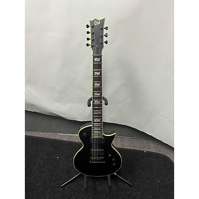 ESP Used ESP LTD EC407 Black Solid Body Electric Guitar