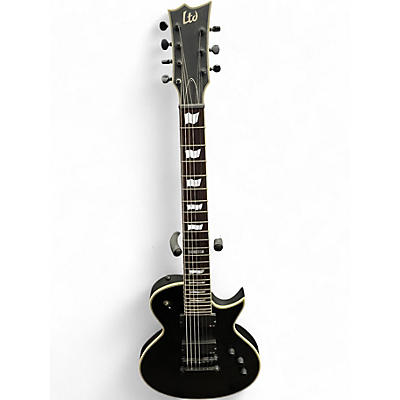 Used ESP LTD EC407 Black Solid Body Electric Guitar