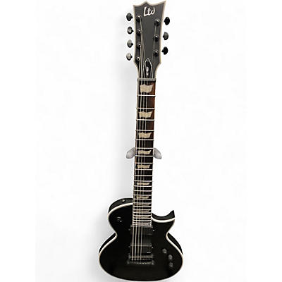 Used ESP LTD EC407 Black Solid Body Electric Guitar