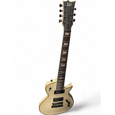 Used ESP LTD EC407 Olympic White Solid Body Electric Guitar