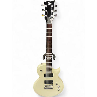 Used ESP LTD EC50 Antique Ivory Solid Body Electric Guitar