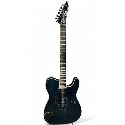 Used ESP LTD ECLIPSE CUSTOM Black Solid Body Electric Guitar