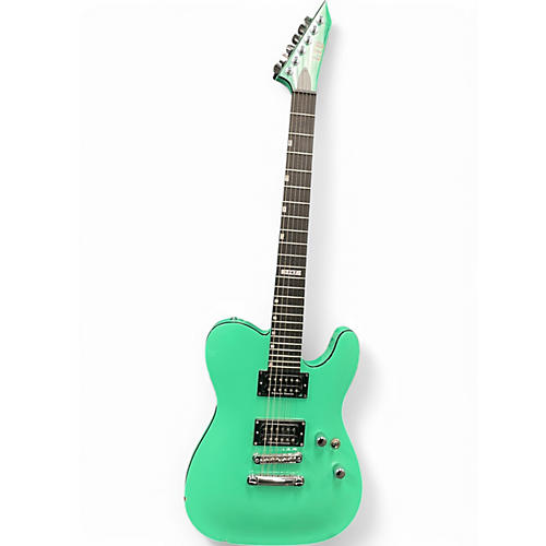 Used ESP LTD ECLIPSE CUSTOM NT Green Solid Body Electric Guitar Green