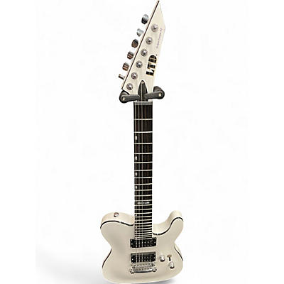 Used ESP LTD ECLIPSE CUSTOM NT Pearl White Solid Body Electric Guitar