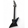 Used ESP LTD EX-7 Baritone Black Metal Satin Black Solid Body Electric Guitar Satin Black