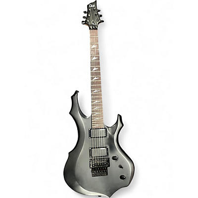 Used ESP LTD F-200 Flat Black Solid Body Electric Guitar
