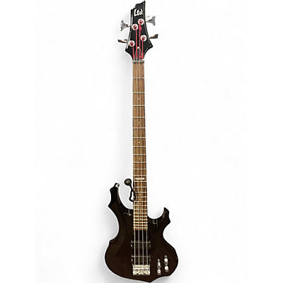 Used ESP LTD F104 Black Electric Bass Guitar