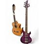 Used ESP Used ESP LTD F155DX 5 String DARK SEE THROUGH PURPLE Electric Bass Guitar DARK SEE THROUGH PURPLE