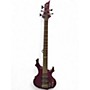 Used ESP LTD F155DX 5 String Purple Electric Bass Guitar Purple