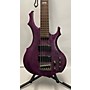 Used ESP Used ESP LTD F155DX 5 String Trans Purple Electric Bass Guitar Trans Purple