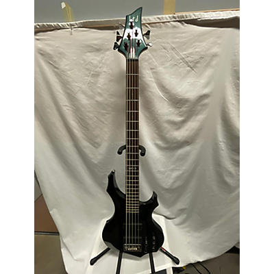 ESP Used ESP LTD F205 5 String Gunmetal Gray Electric Bass Guitar