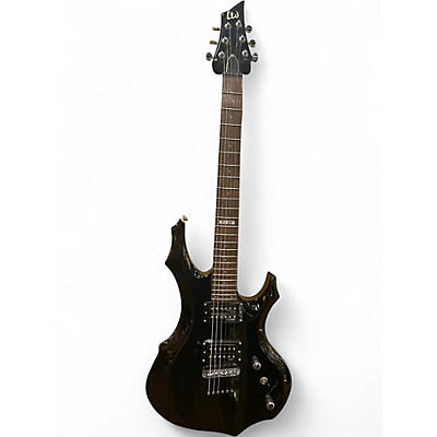 Used ESP LTD F50 Black Solid Body Electric Guitar