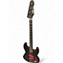 Used ESP LTD Frank Bello FB-204 BLACK AND RED Electric Bass Guitar BLACK AND RED