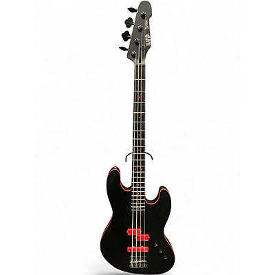 Used ESP LTD Frank Bello FB-204 BLACK AND RED Electric Bass Guitar