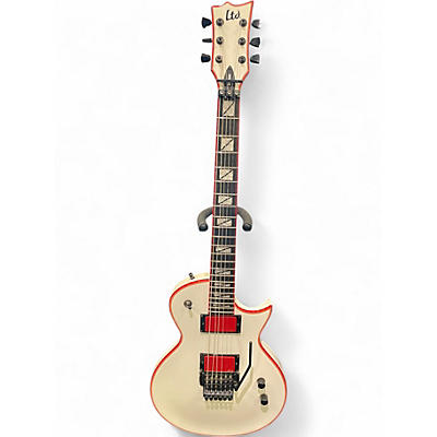 Used ESP LTD GH-600 GARY HOLT SIGNATURE Snow White Solid Body Electric Guitar
