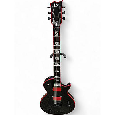 Used ESP LTD GH600 Chrome Red Solid Body Electric Guitar